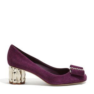 Salvatore Ferragamo Refracted Heel Pump Shoe